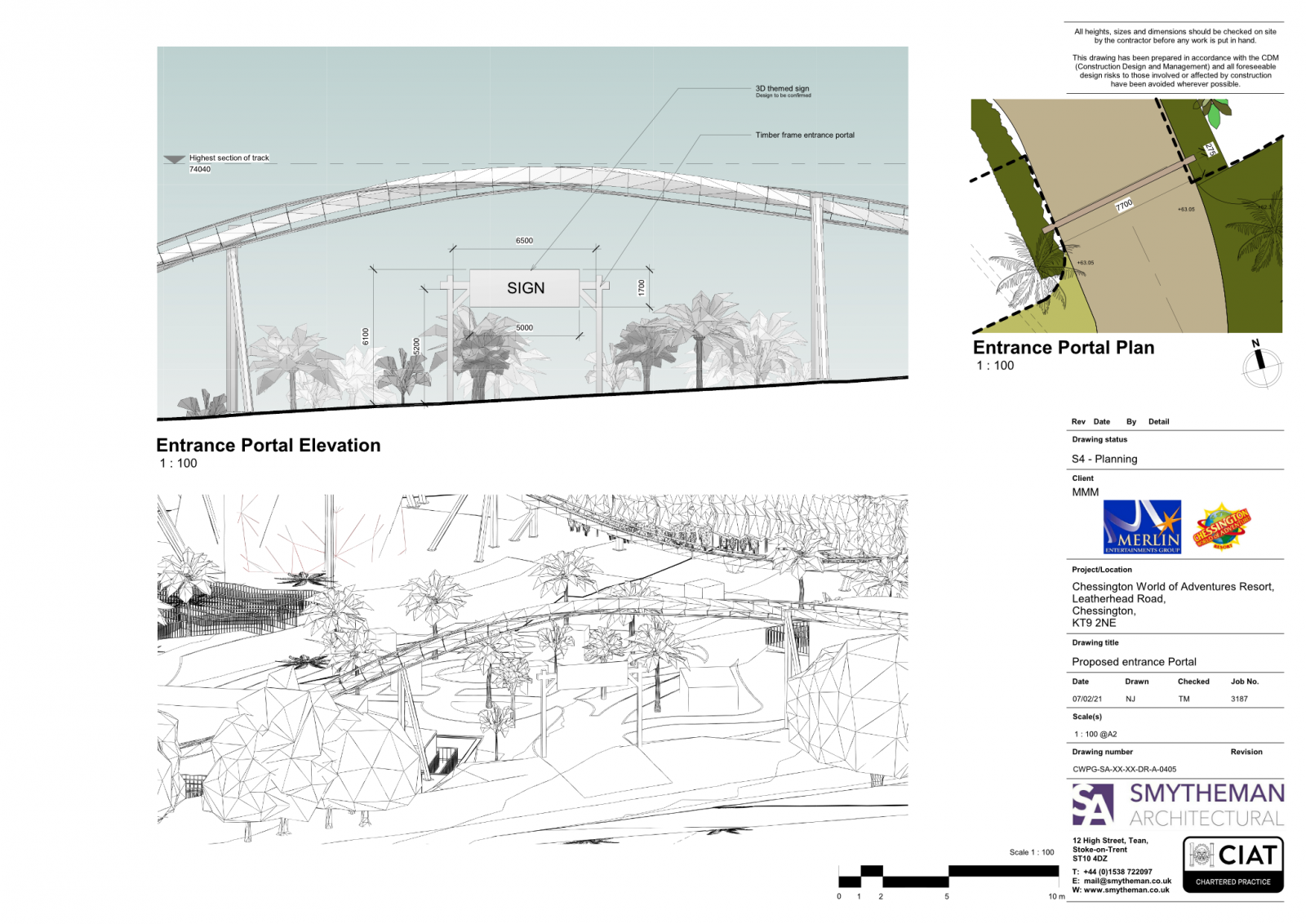 Project Amazon entrance portal