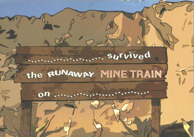 Runaway Mine Train Photo Sleeve, 2014