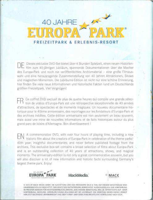 Europa Park 40 Jahre DVD