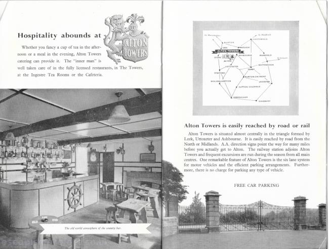 Alton Towers 1961 Guide Book